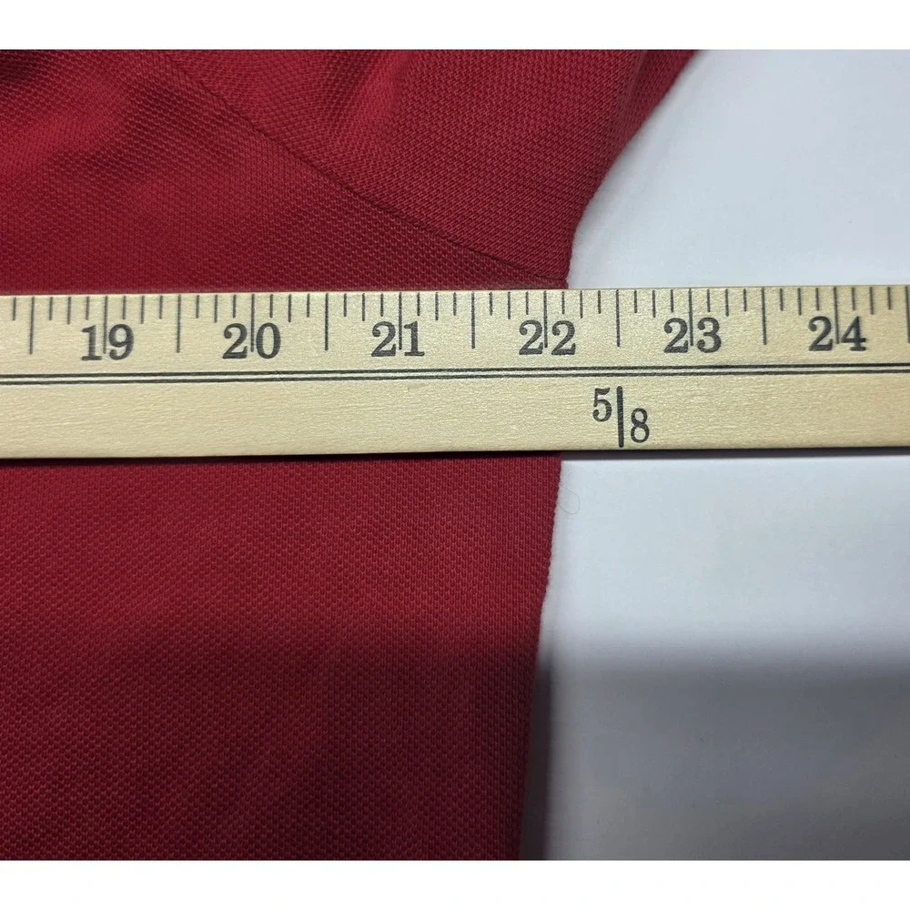 Polo Ralph Lauren Mens Size M Red Long Sleeve Polo Shirt